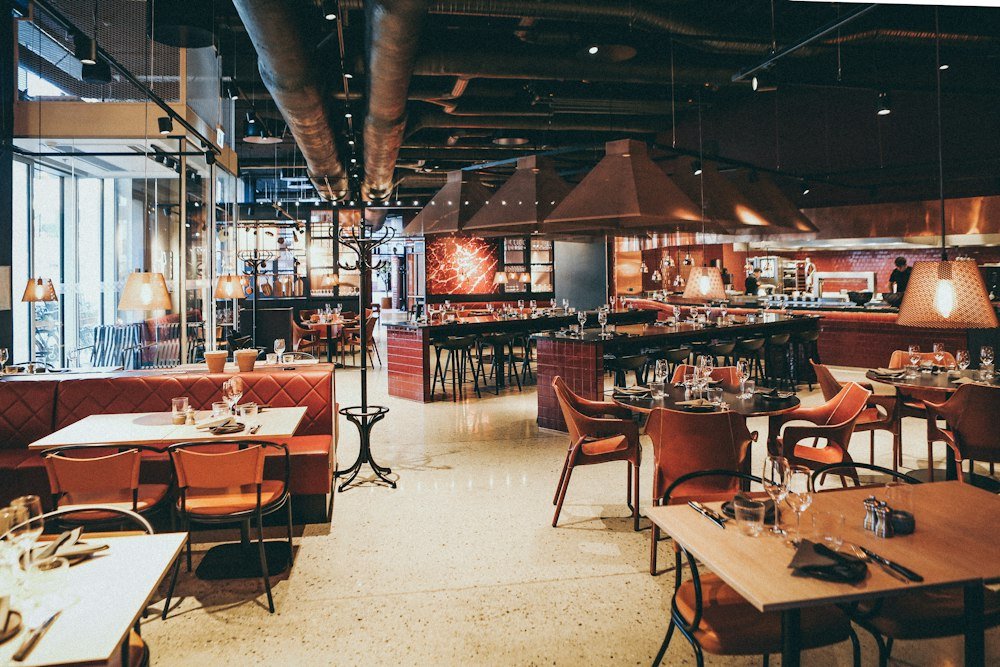 Organised restaurant service setting highlighting operational excellence